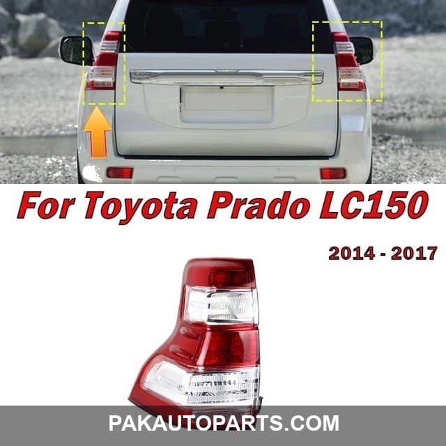 Toyota Prado Fj150 LED Tail Lamp Non Sequential 2014-2017