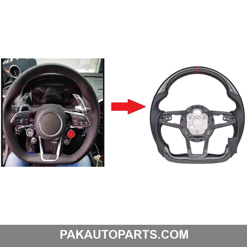 Carbon Fiber Steering For Audi R8 TTS 2018-2021