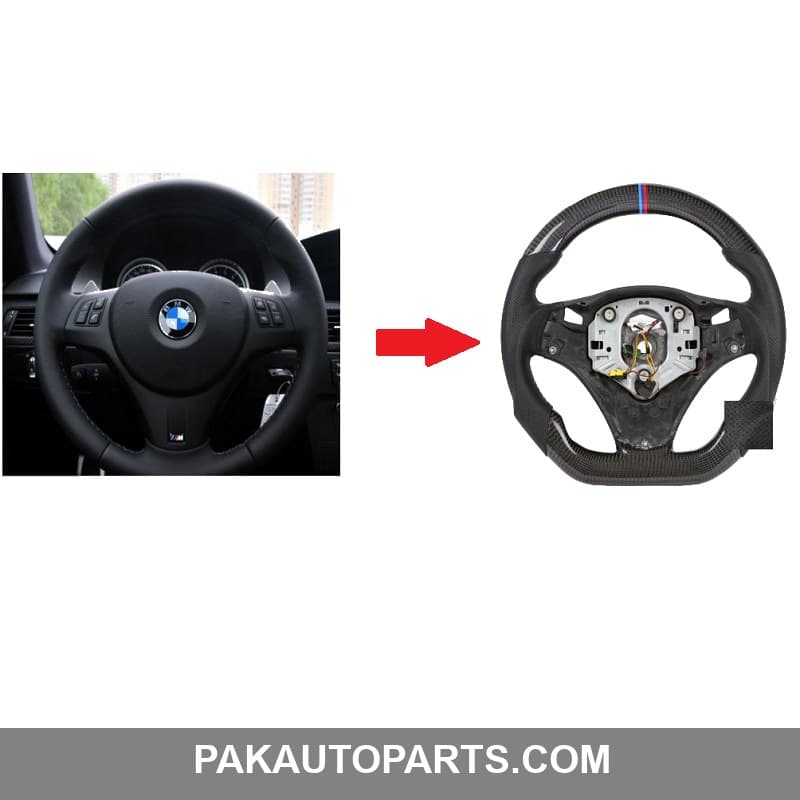 Carbon Fiber Steering For BMW M3 E88 E90 E91 E92 E93