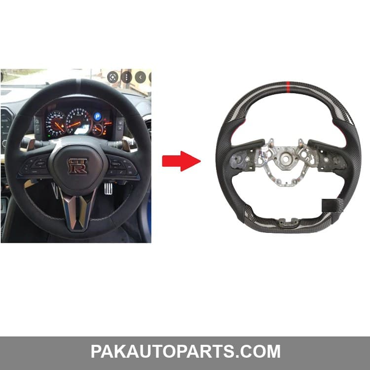 Carbon Fiber Steering For Nissan Gtr 2017-2021