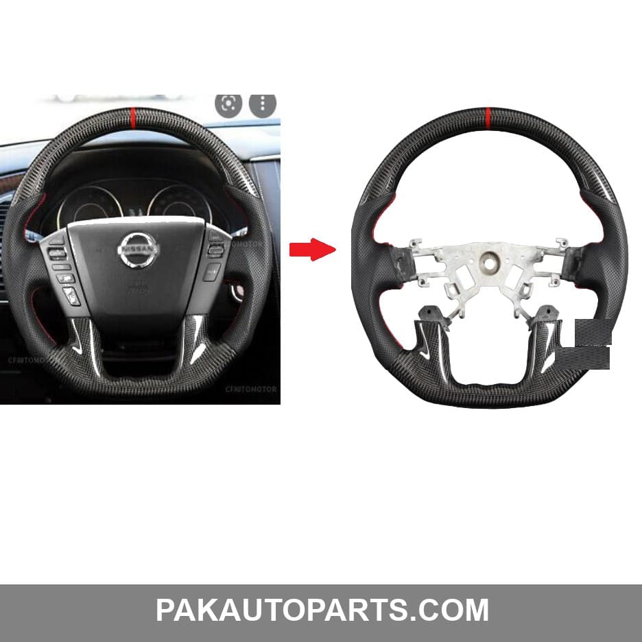Carbon Fiber Steering For Nissan Y62 2015-2018