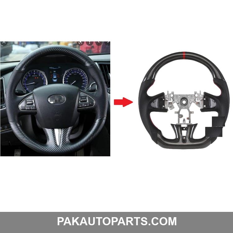 Carbon Fiber Steering For Infinit Q50 2014-2017