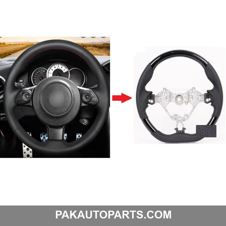 Wood Leather Steering For Toyota 86 2016- 2022
