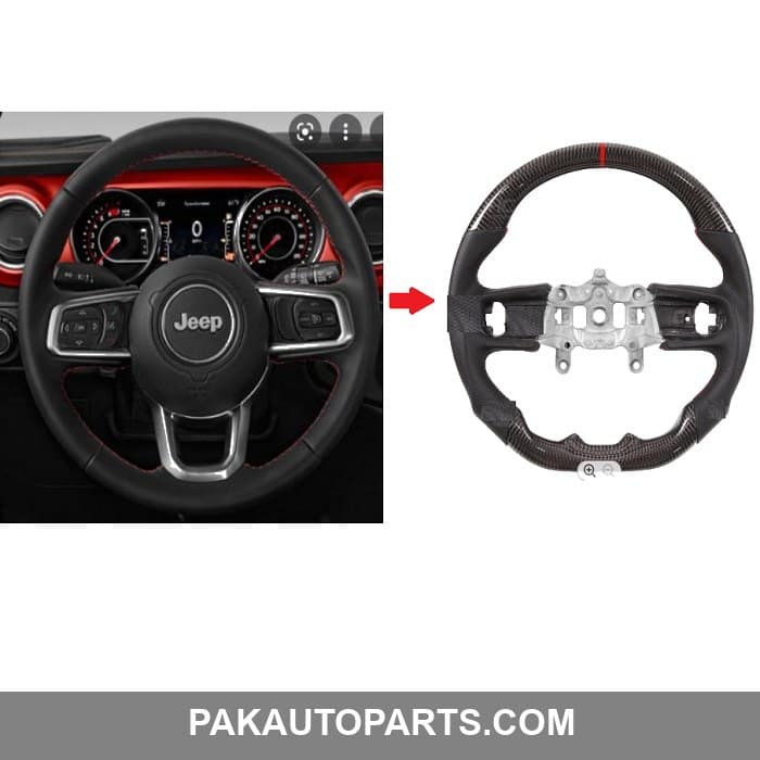 Carbon Fiber Steering For Jeep Jl 2017-2020