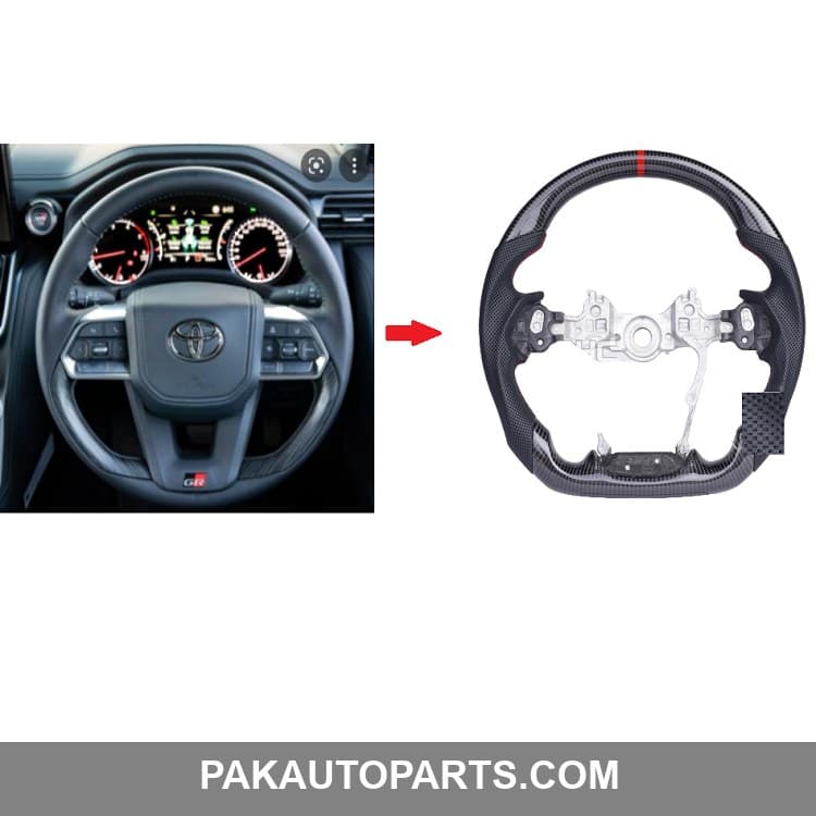 Carbon Fiber Steering For Toyota Land Cruiser LC300