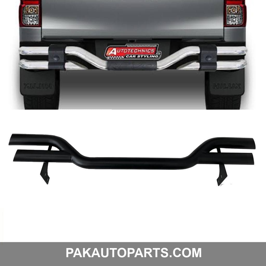 Toyota Hilux Revo | Rocco Rear Safeguard Black F-5 2016-2024