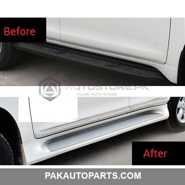 Toyota Prado Fj150 Side Step | Side Panel | Side Skirt Cover White 2014-2015