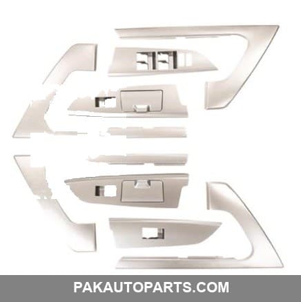 Toyota Land Cruiser FJ200 Door Arm Trims Silver 2008-2020