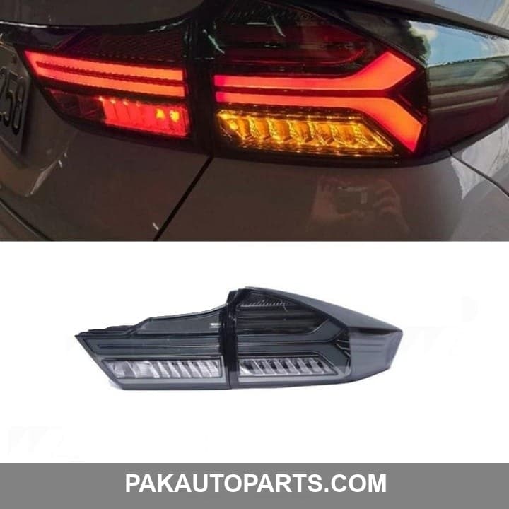 Honda City Audi Style Tail Lamp Smoke 2021-2023