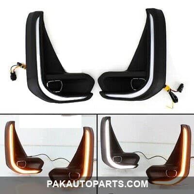 Toyota Hilux Revo LED DRLs Covers V2 2021-2023