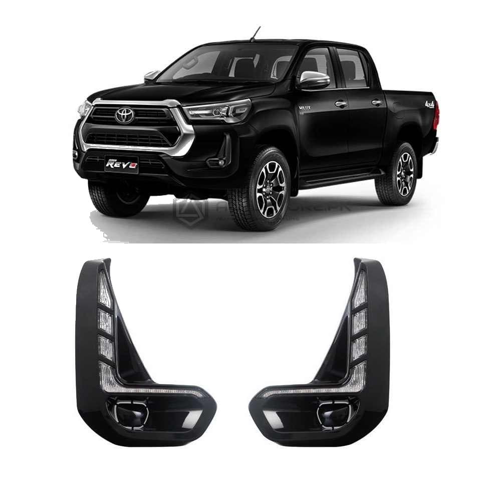 Toyota Hilux Revo LED DRLs Covers 2021-2023