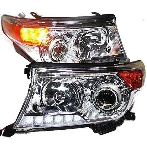 Toyota Land Cruiser FJ200 OEM Style Smoke Head Lamps 2013-2015
