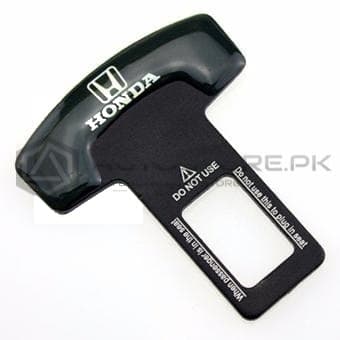 Honda Plastic Seat Belt Clip Pair Black