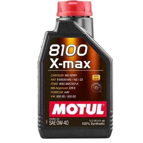 Motul 8100 X-MAX 0W-40 1 Liter