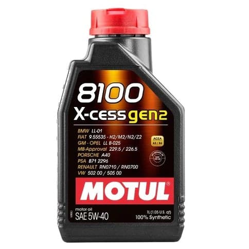 Motul X-CESS Gen2 5W-40 1 Liter