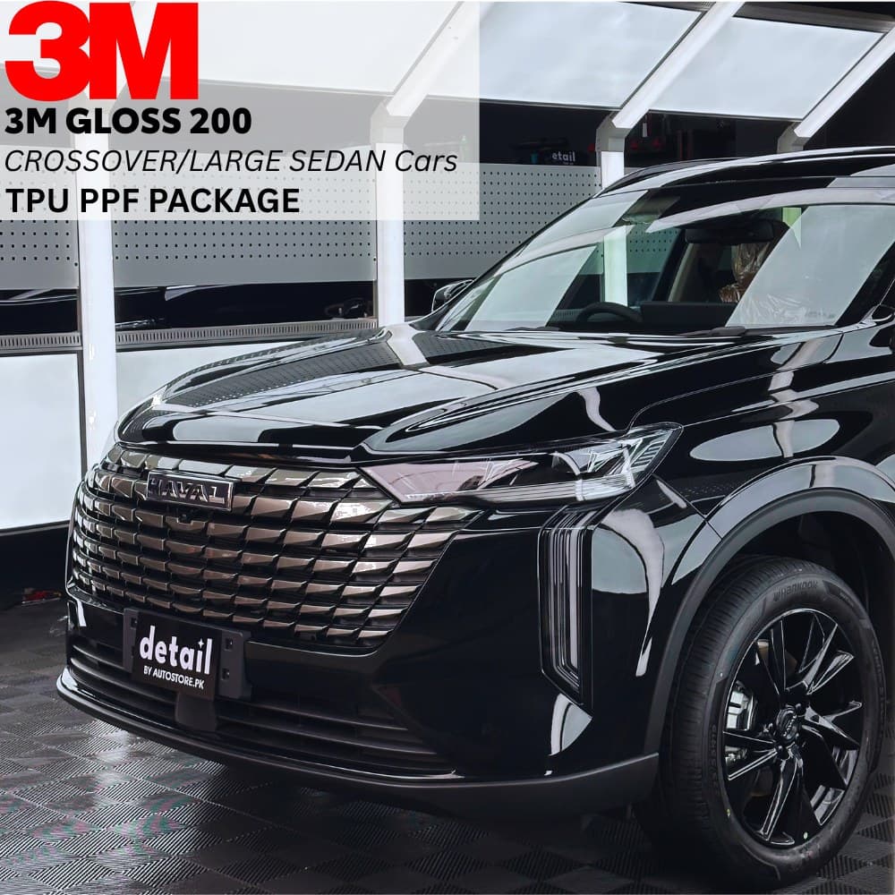 3M Paint Protection Film (PPF) Gloss 200 Series Package For Crossover/Large Sedan Type-TPU