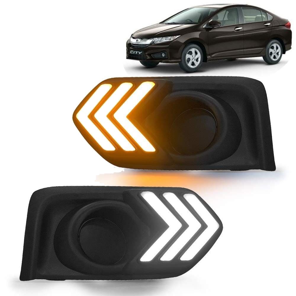 Honda City DRLs Fog Lamps Cover 2021-2022
