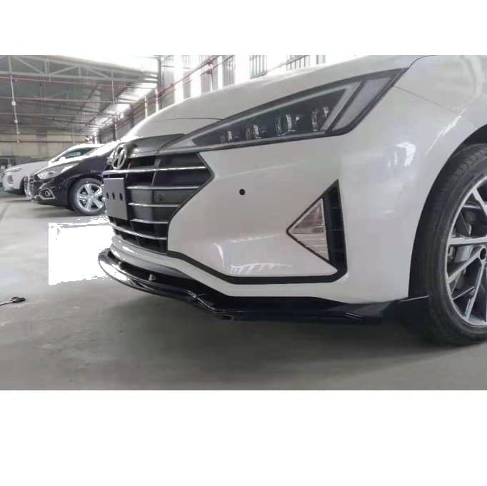 Hyundai Elantra Front Splitter Glossy Black 2023