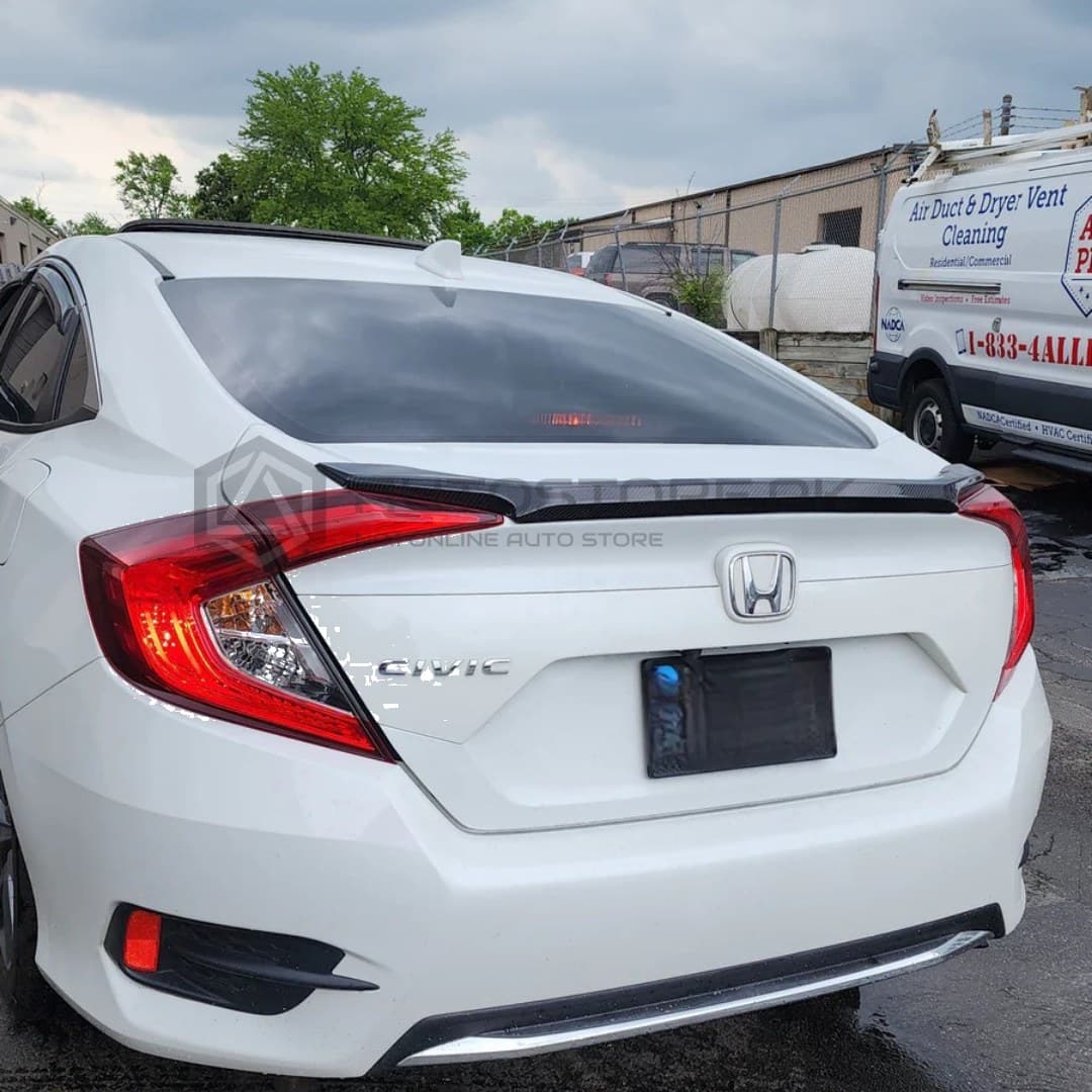 Honda Civic Carbon Fiber Lip Spoiler | 10th Gen 2016-2021