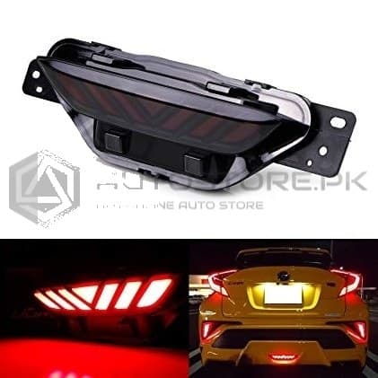 Toyota CHR Rear Bumper Warning LED Tail Light 2017-2021