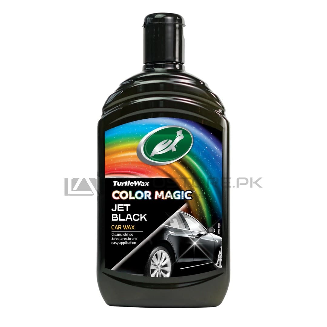 TURTLE WAX COLOUR MAGIC JET BLACK WAX (500ML)