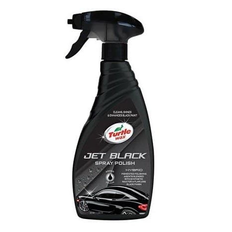 Turtle Wax Jet Black Spray Car Polish 500ml