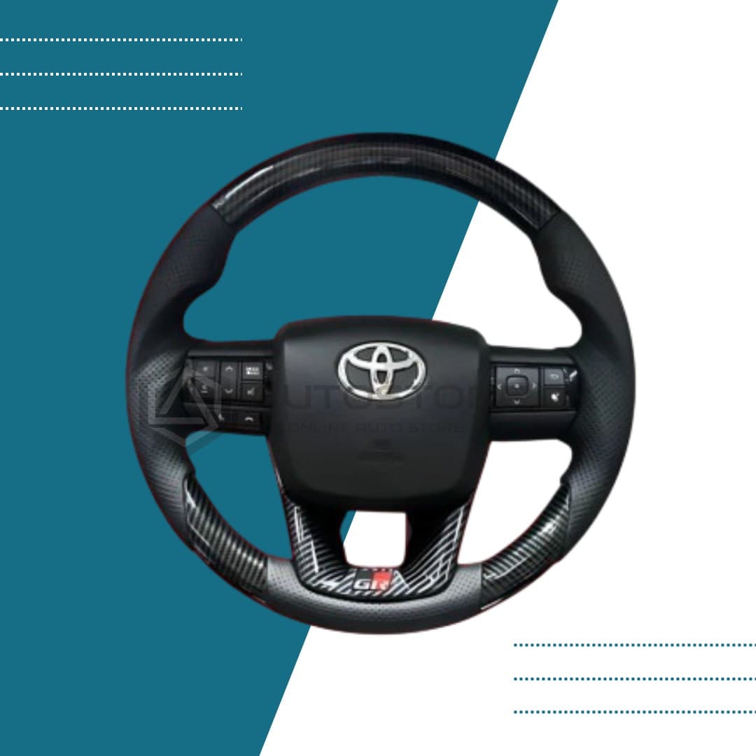 Toyota Hilux Revo | Fortuner Carbon Fiber GR Steering Wheel 2016-2025