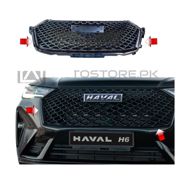 Haval H6 Front Grill Black 2021-2023