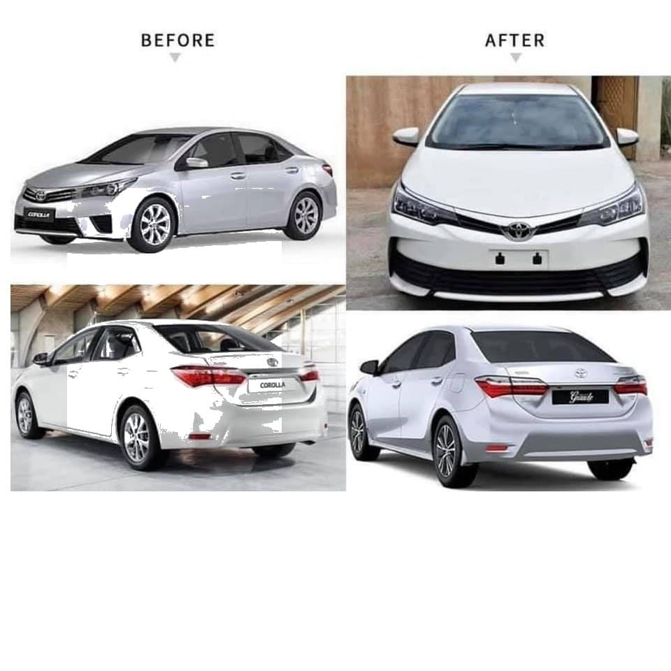 Toyota corolla 2014 to 2020 Gli - Facelift Conversion