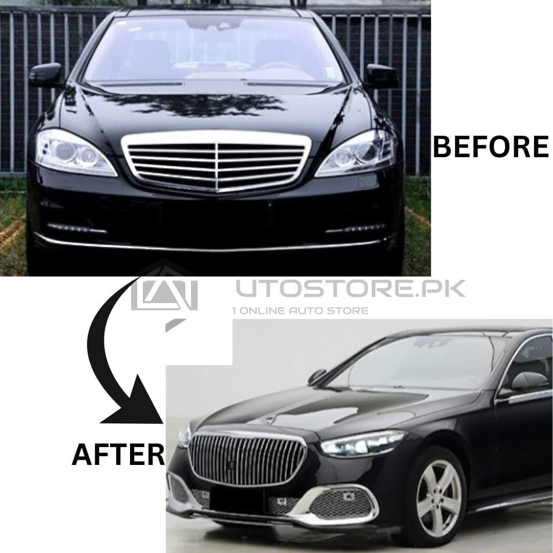 Mercedes-Benz S-Class W221 2006-2013 Upgrade | Conversion To Mercedes-Benz Maybach Style W223 2020-2024