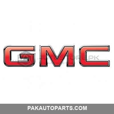 GMC Metal Logo Red - Each