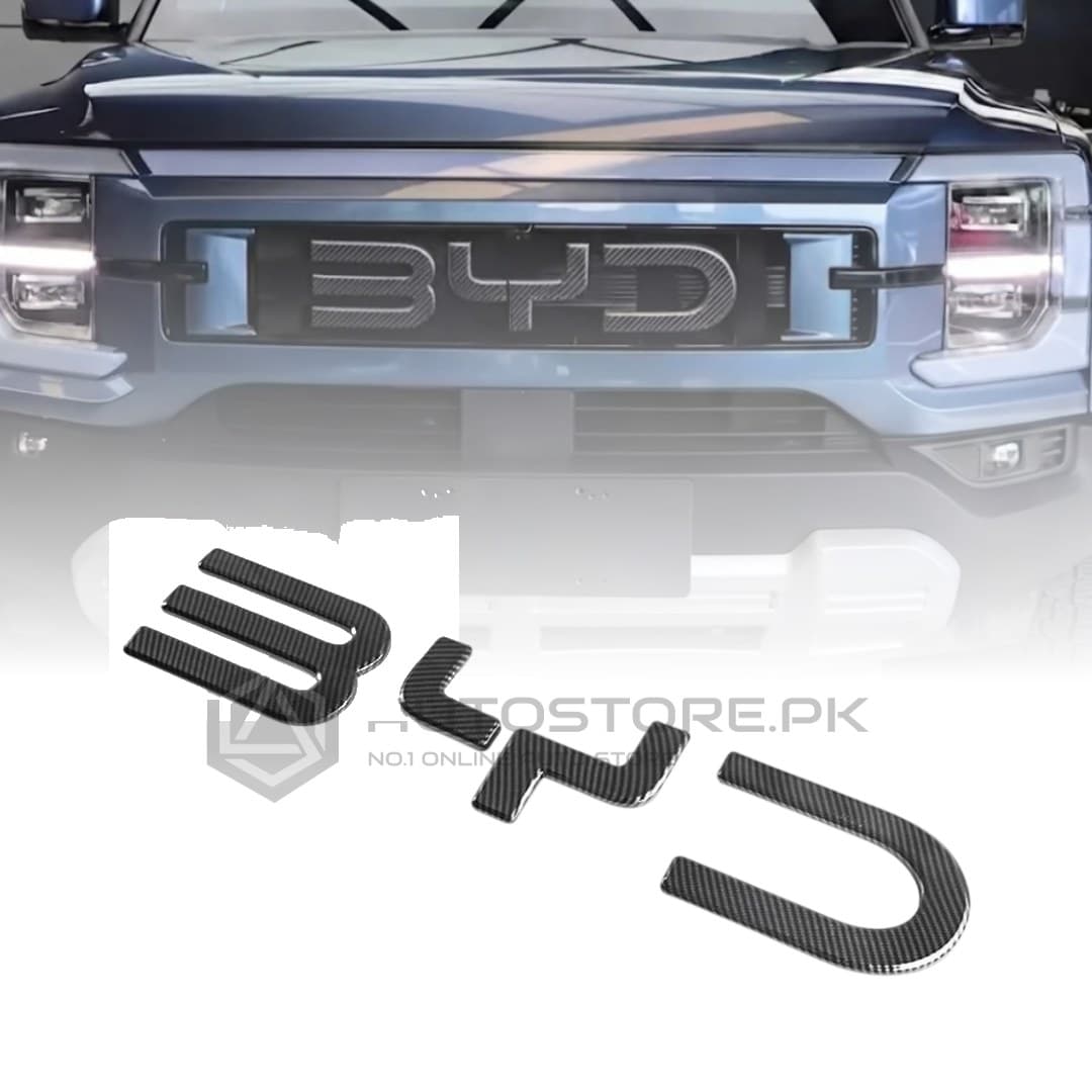 BYD Shark 6 Carbon Fiber Front Logo 2025-2026