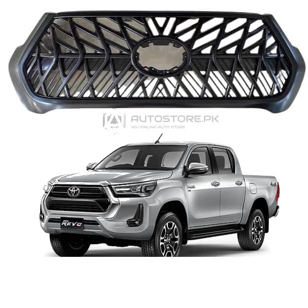 Toyota Hilux Revo Lexus LX570 TRD Style Grill 2021-2023